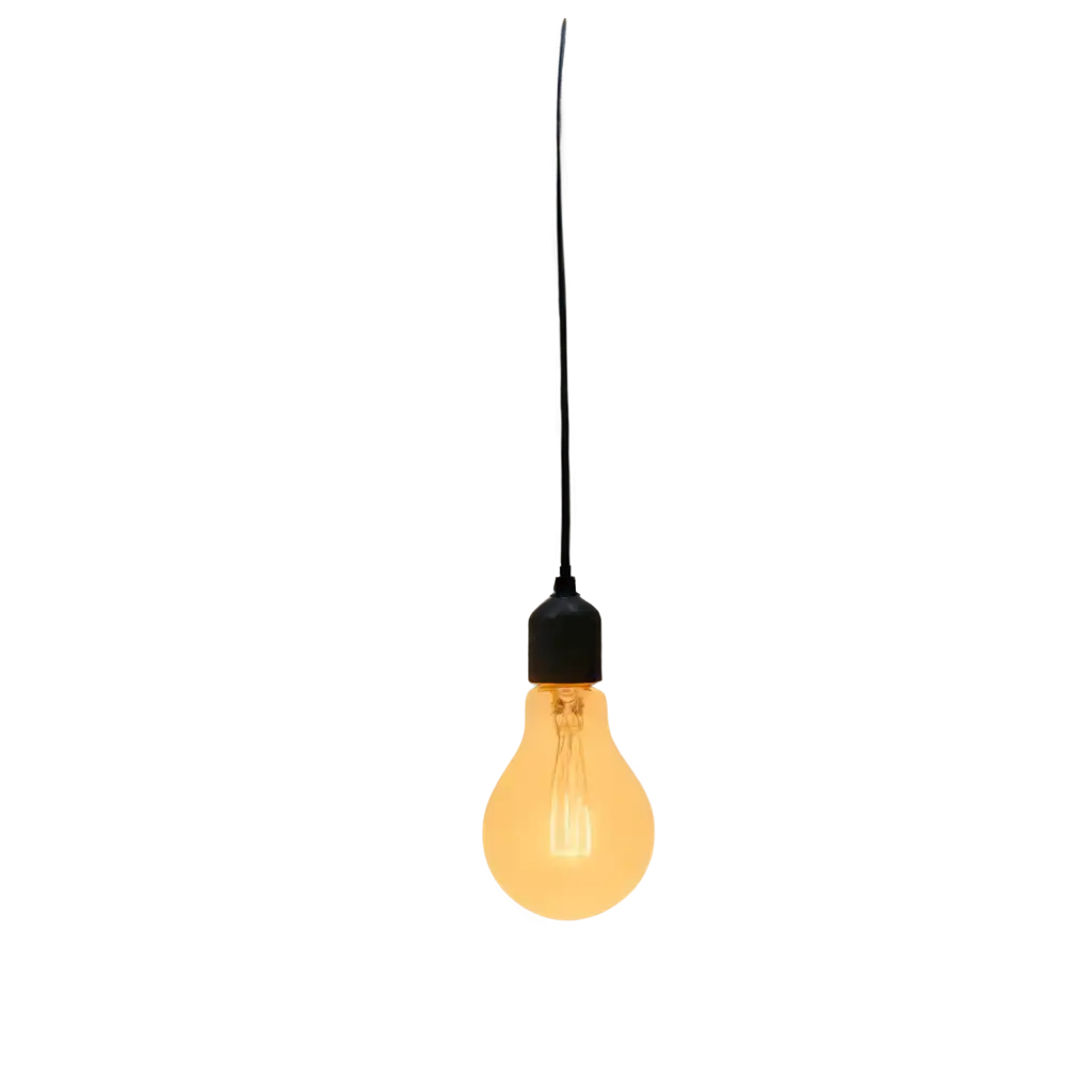 Illuminate-Your-Projects-with-a-HighQuality-PNG-Image-of-a-Glowing-Bulb