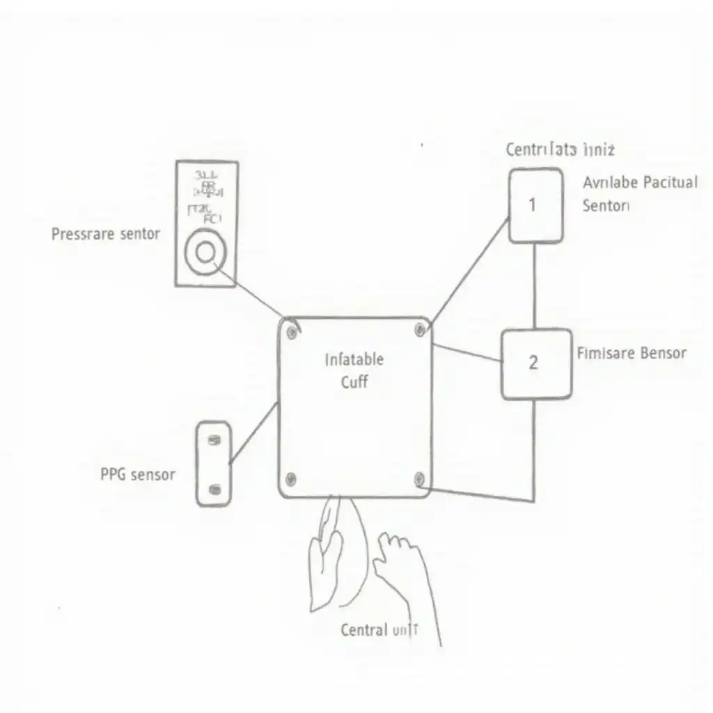 Automated-Radial-Artery-Blood-Pressure-Measurement-System-Diagram
