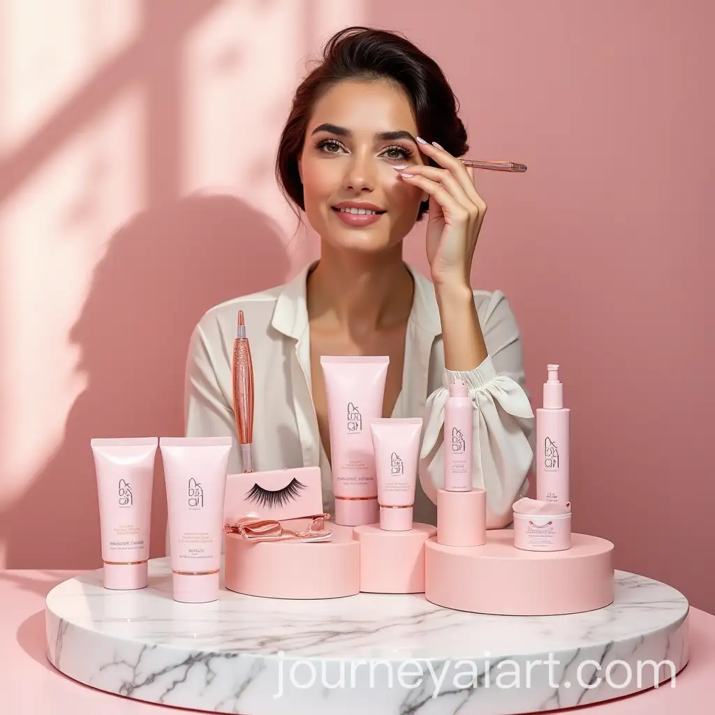 Professional-Pink-Lashlift-Beauty-Set-with-Model-Demonstration