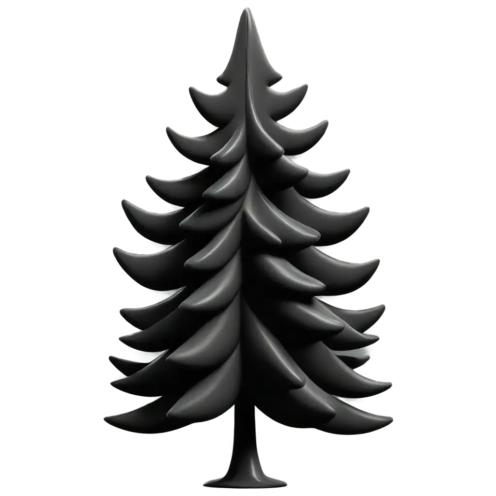 Adorable-Black-and-White-Cartoon-Tree-PNG-for-Creative-Projects