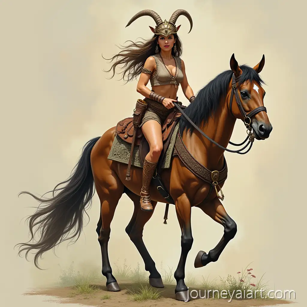 Majestic-Female-Centaur-in-Enchanted-Forest-with-Mystical-Armor