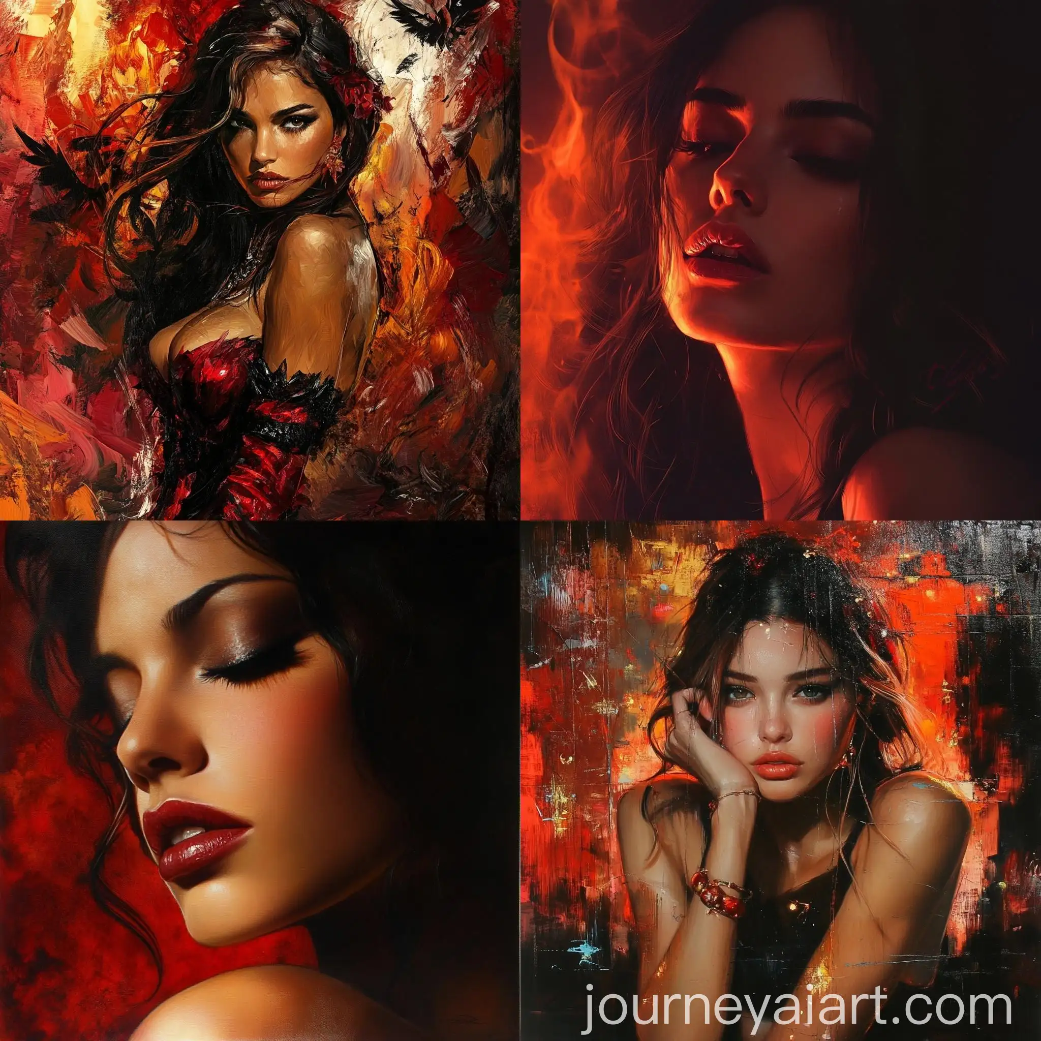 Stylish-Woman-in-Futuristic-Attire-AI-Art-Image
