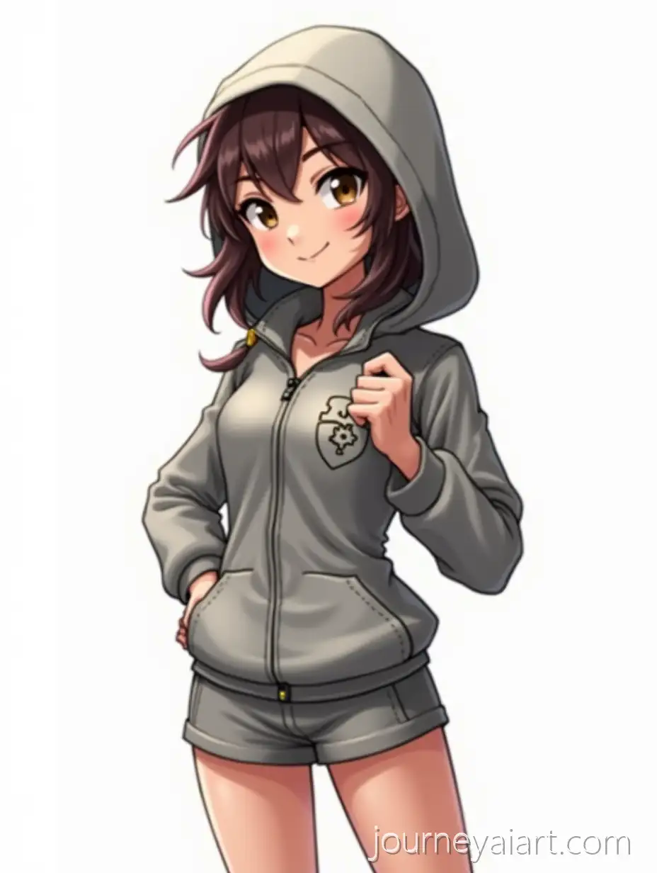 Female-Racing-Mascot-with-Stylish-RallyInspired-OutfitRally-Driver-Mascot-and-Energetic-Expression