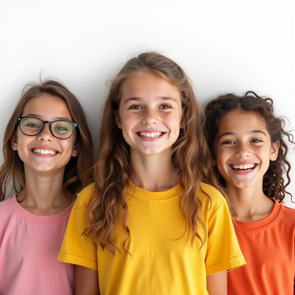 Joyful-Teenagers-Smiling-Against-a-White-Background