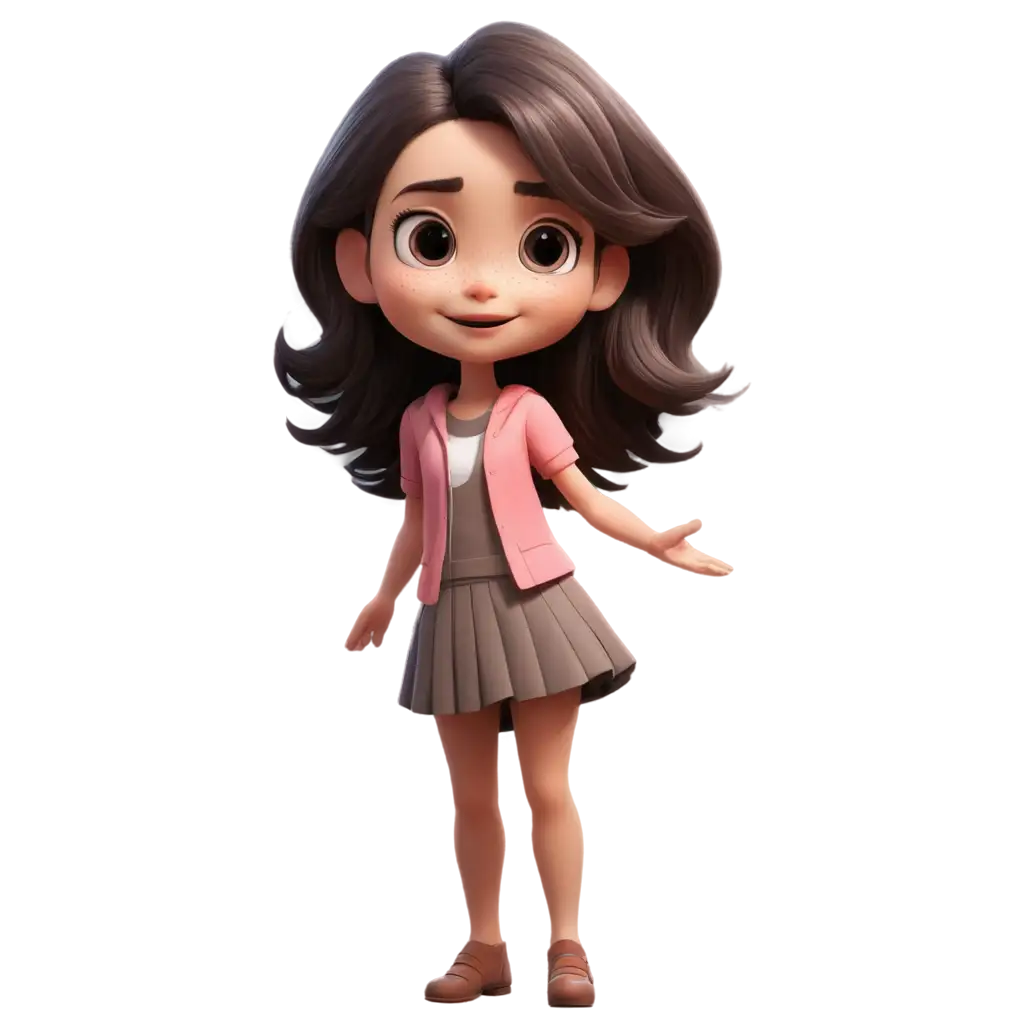 Animation character style, Cute-Girl