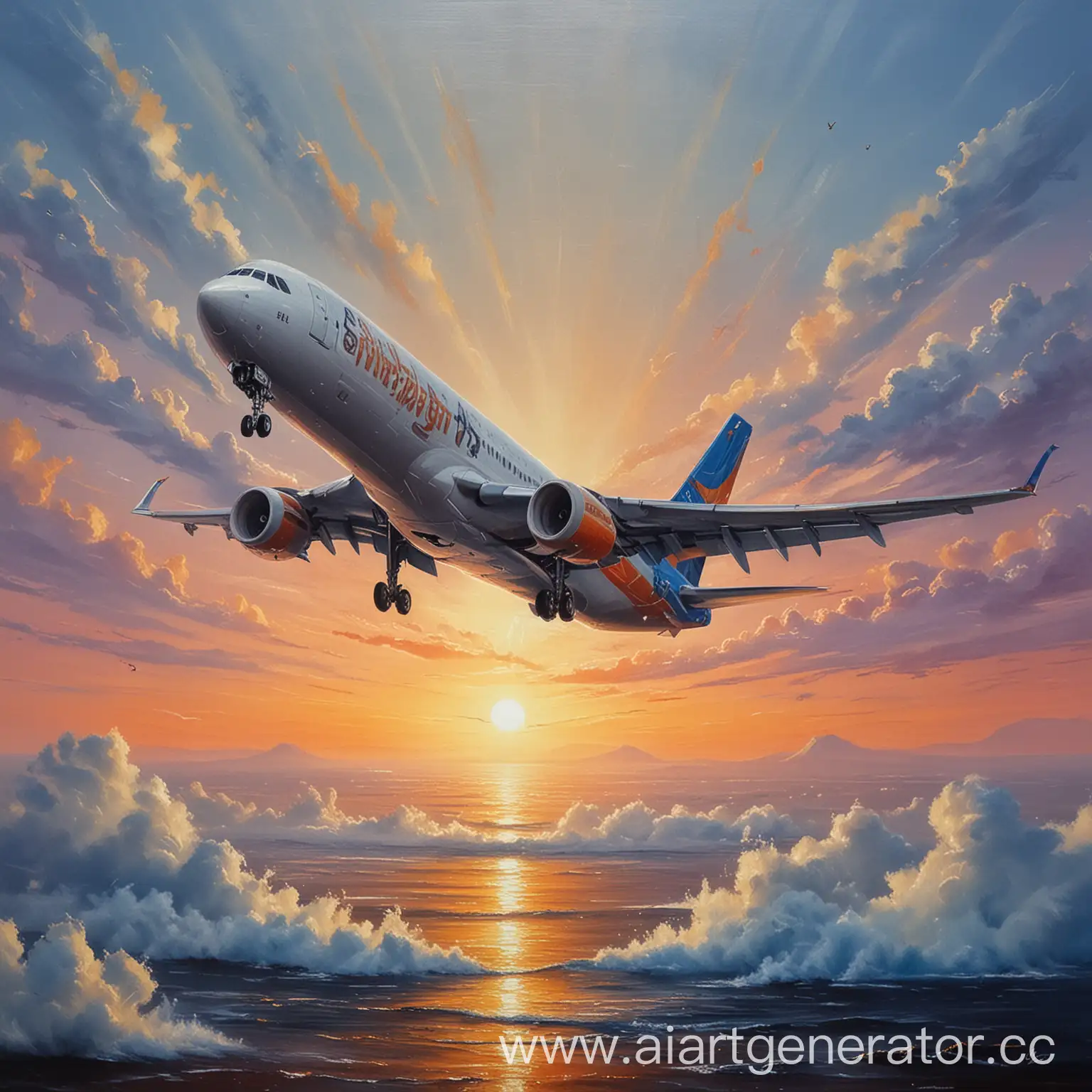 Travelers-Finding-Cheap-Flight-Tickets-Airport-Adventure-Painting