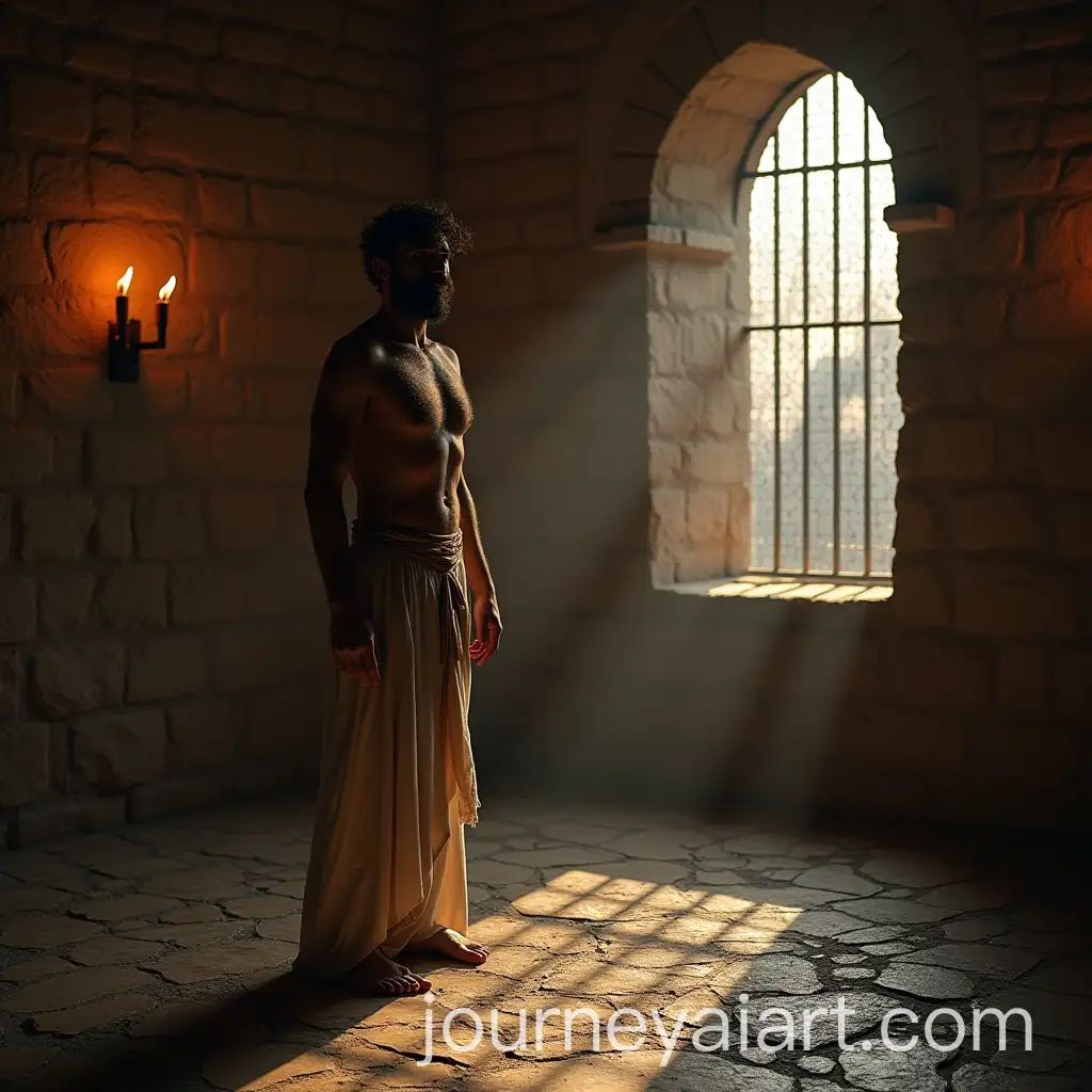 Young-Muslim-Prince-and-Sheikh-in-a-Medieval-Prison-Cell