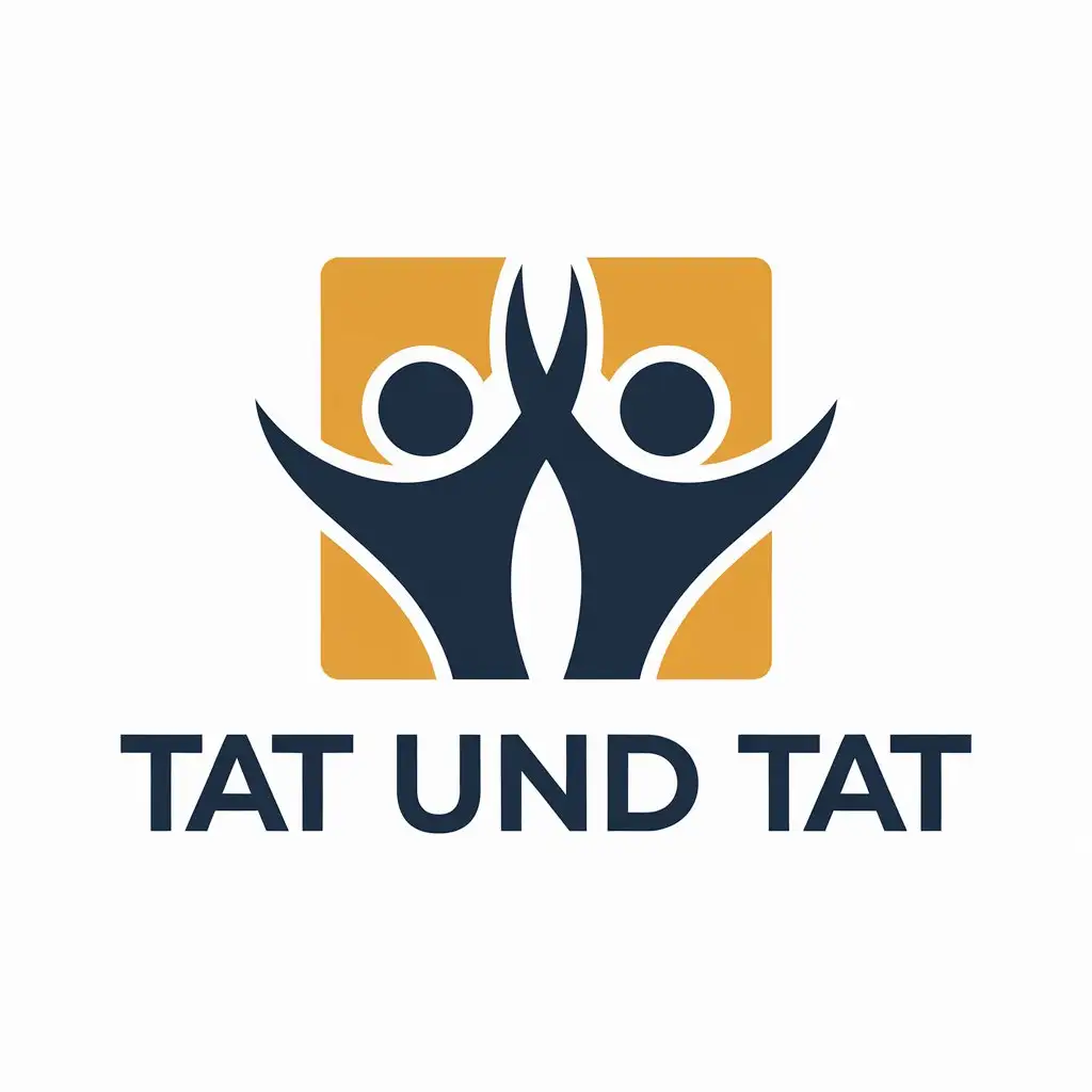 LOGO Design For Tat und Tat People and Information in Nonprofit Industry