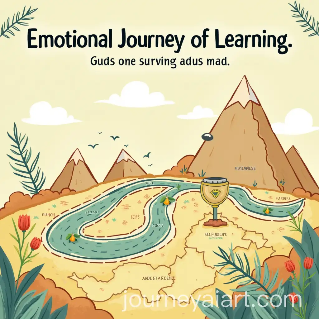 Emotional-Journey-of-Learning-with-Roadmap-and-Growth-Symbols