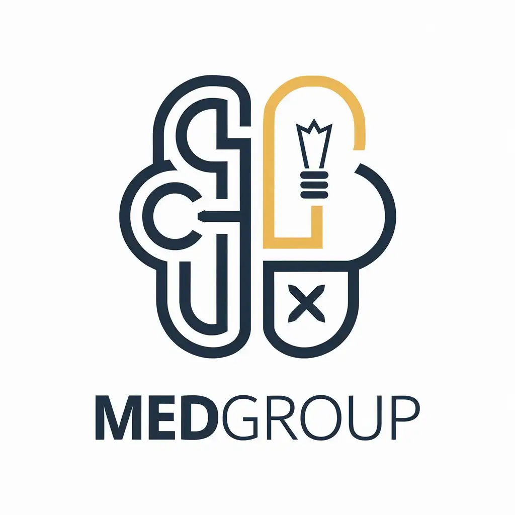 LOGO Design for MedGroup Narcological Help Symbol with Medical Dental Industry Focus