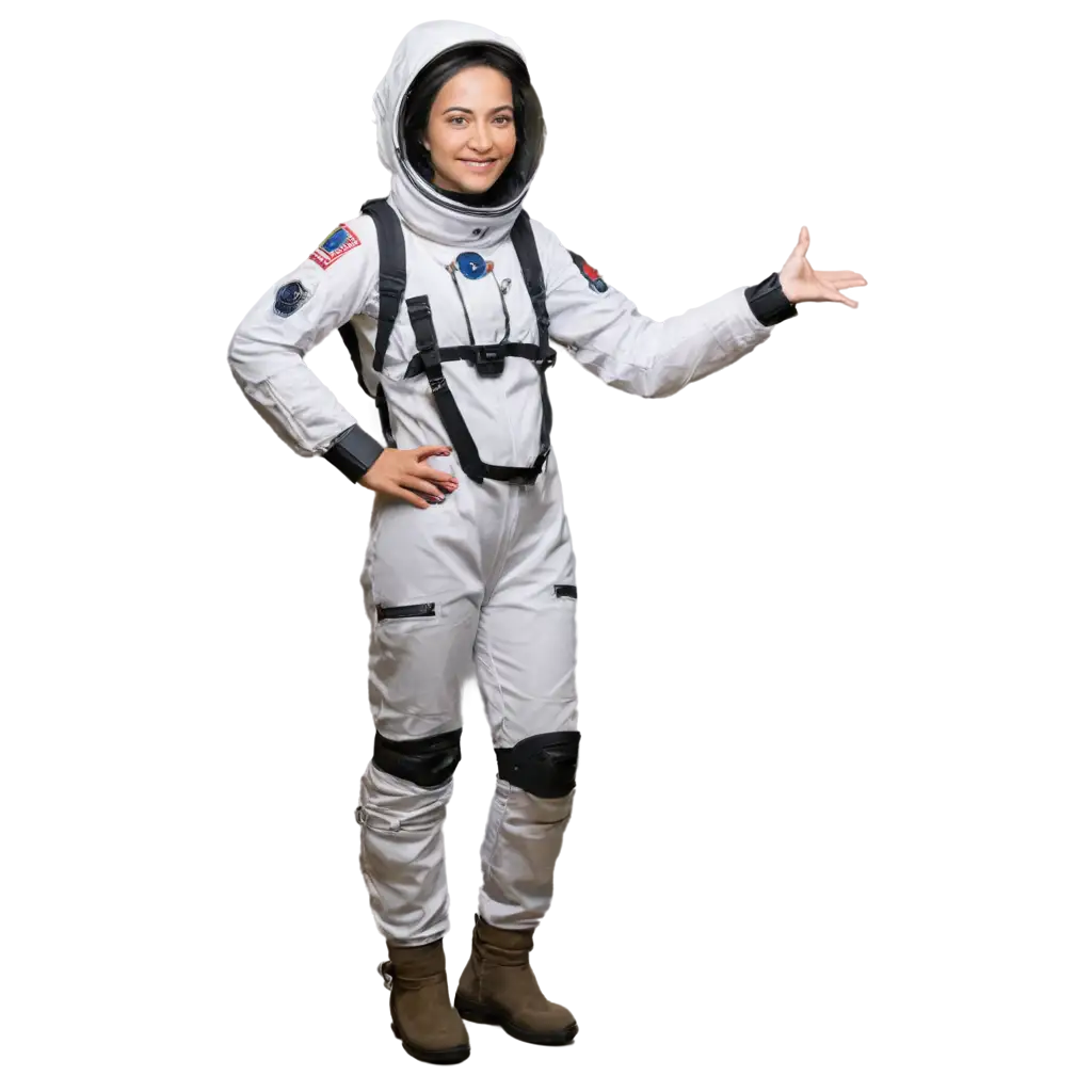 Astronaut-Woman-in-Rinjani-Mountains-PNG-HighQuality-Image-for-Diverse-Uses