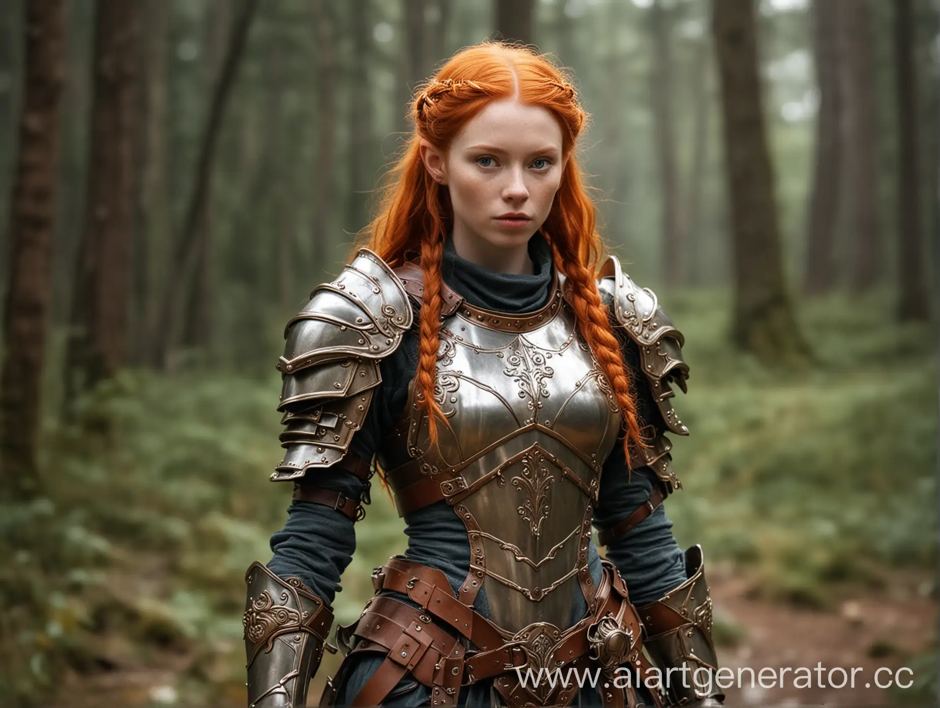 Ginger-Elf-in-Armor-Fantasy-Character-Illustration