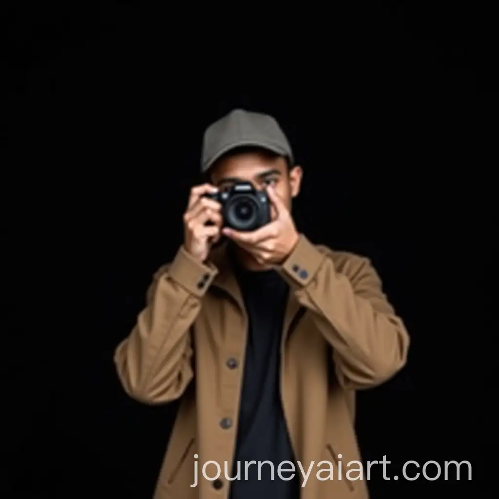 Focused-Indonesian-Student-Taking-Professional-Portrait-Photo