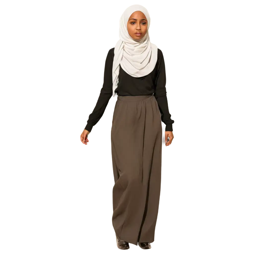 Somali-Professional-Girl-with-Hijab-PNG-Image-Capturing-Cultural-Elegance