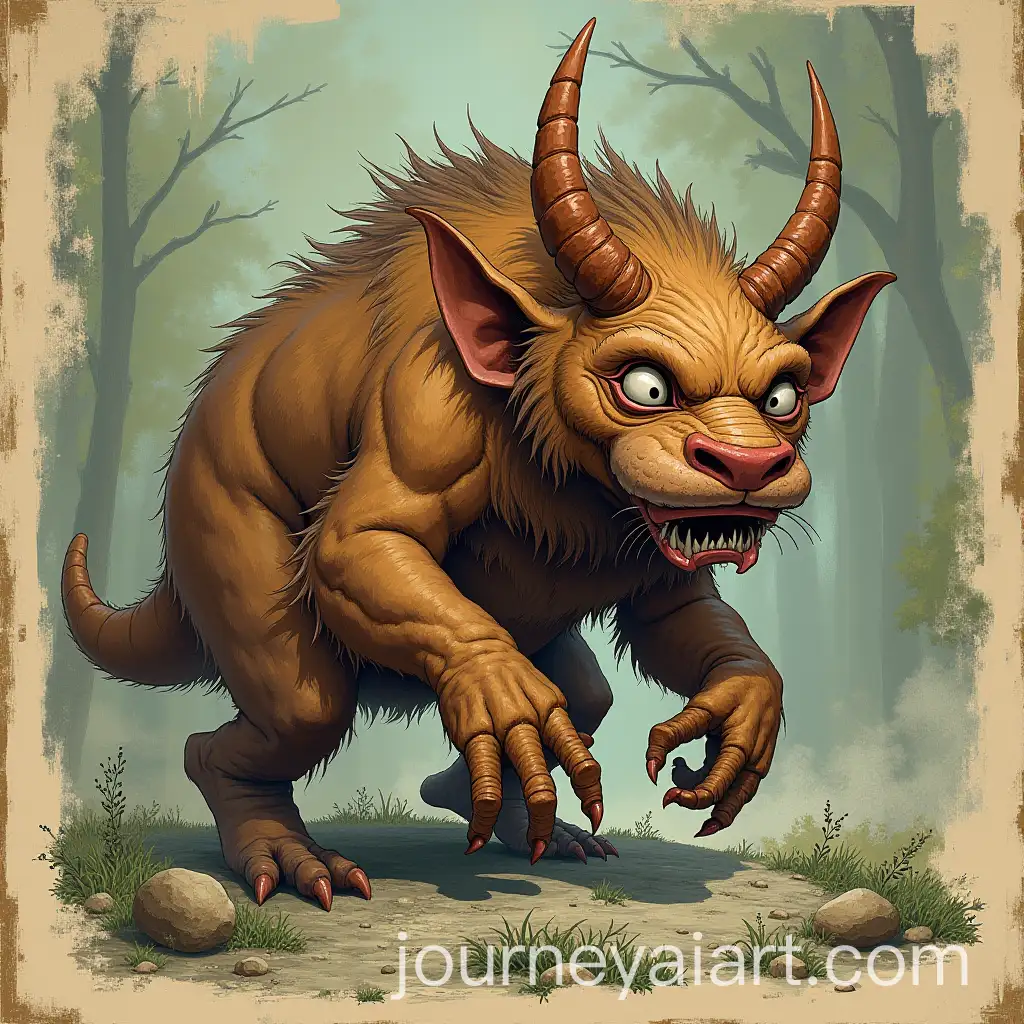 Mysterious-Australian-Bunyip-Creature-in-the-Wild