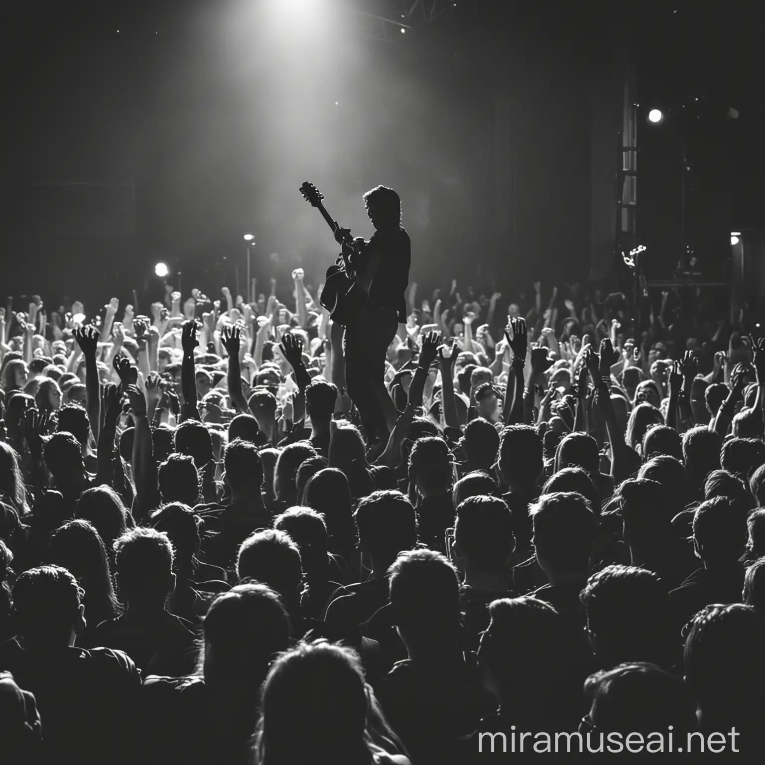 Live Guitar Concert with Engaged Audience