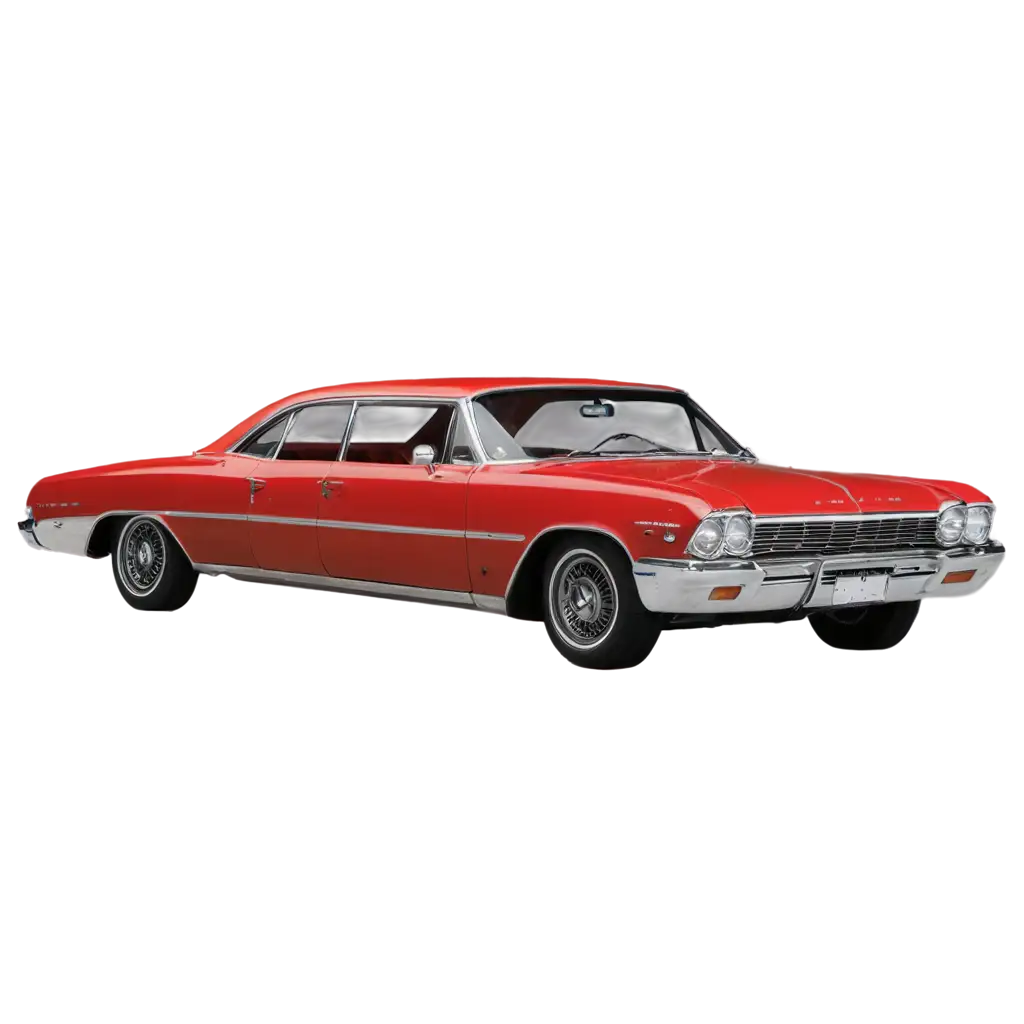 Classic-Red-Impala-Car-PNG-Image-Ready-to-Turn-Right-HighQuality-Transparent-Background