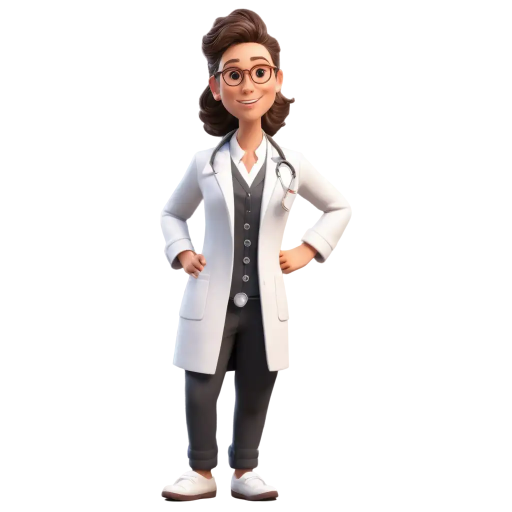 Cartoonish-Doctor-PNG-Image-Full-Body-Shot-for-Medical-Illustrations