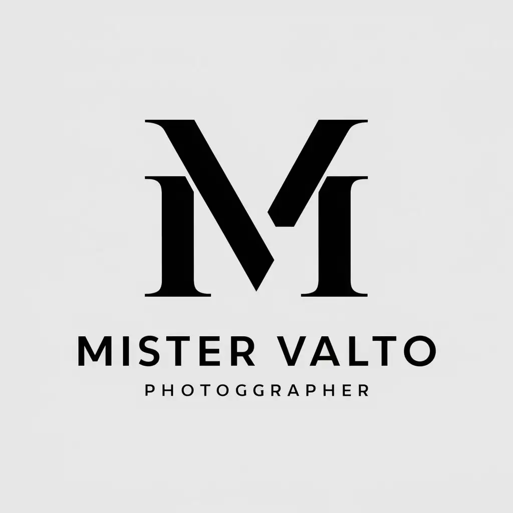 LOGO-Design-for-Mister-Valto-Modern-M-V-Symbol-for-Photography-Industry