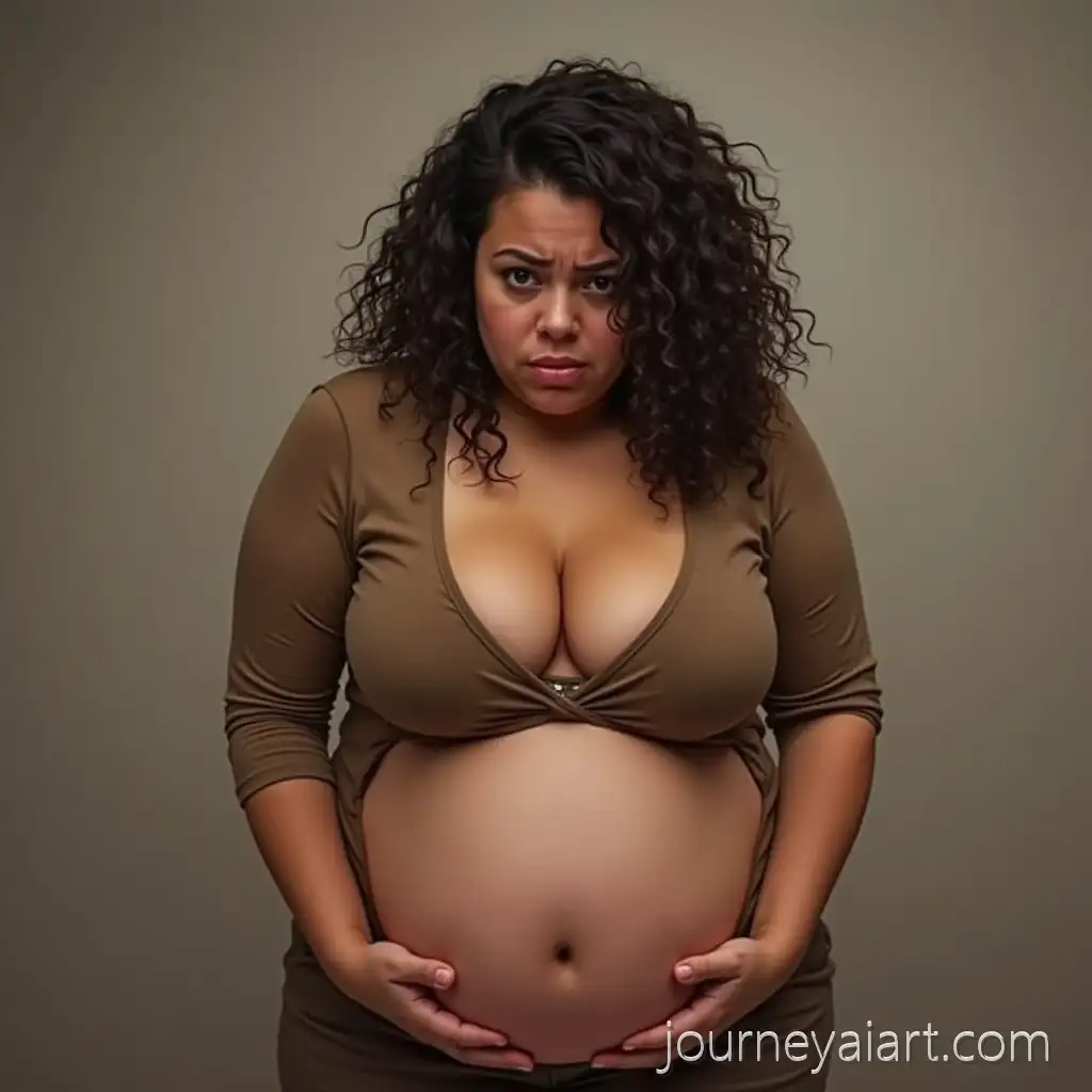 Emotional-Portrait-of-Crying-Single-Mother-Seeking-Strength-in-Adversity