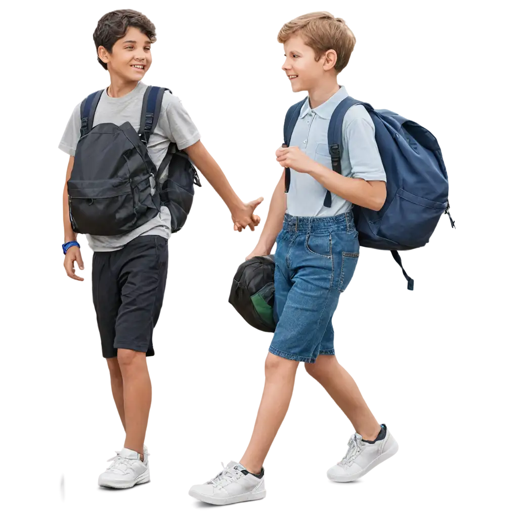 HighQuality-PNG-Image-Boy-Walking-with-Backpack-and-Friend