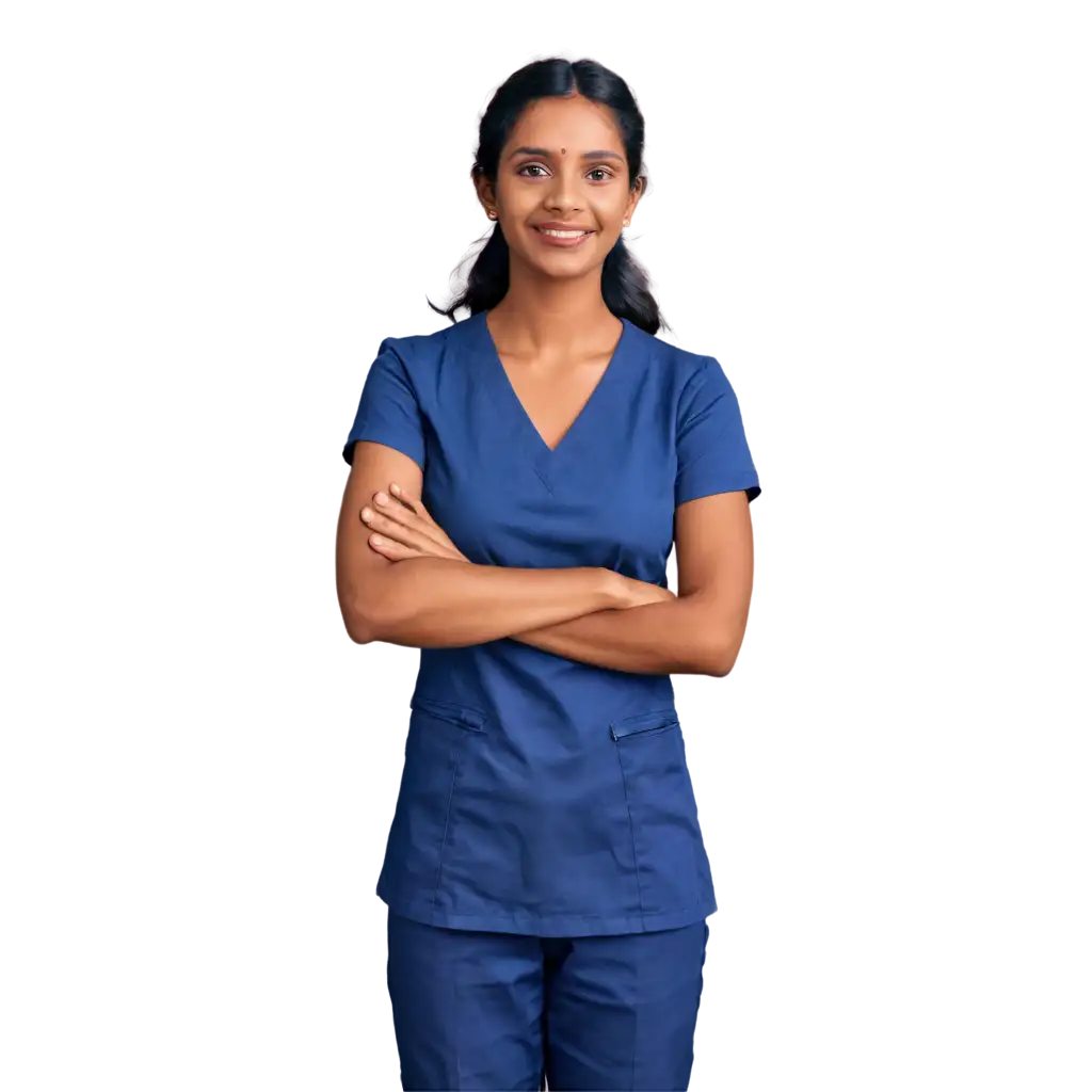 Sri-Lankan-Nurse-PNG-Image-Compassionate-Healthcare-in-HighQuality-Format