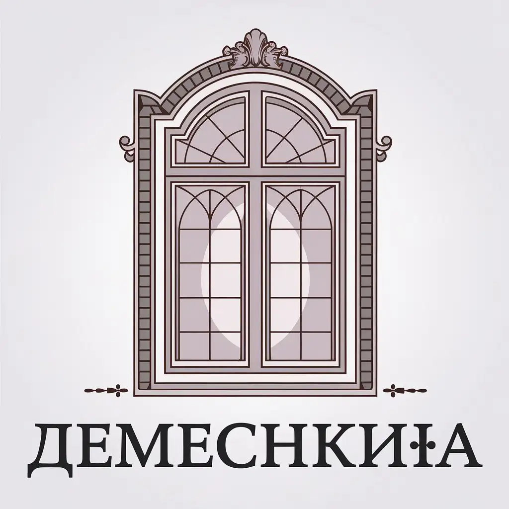 LOGO-Design-for-Demeshkina-Vector-Logo-with-Clear-Background-Symbolizing-Window-Manufacturing