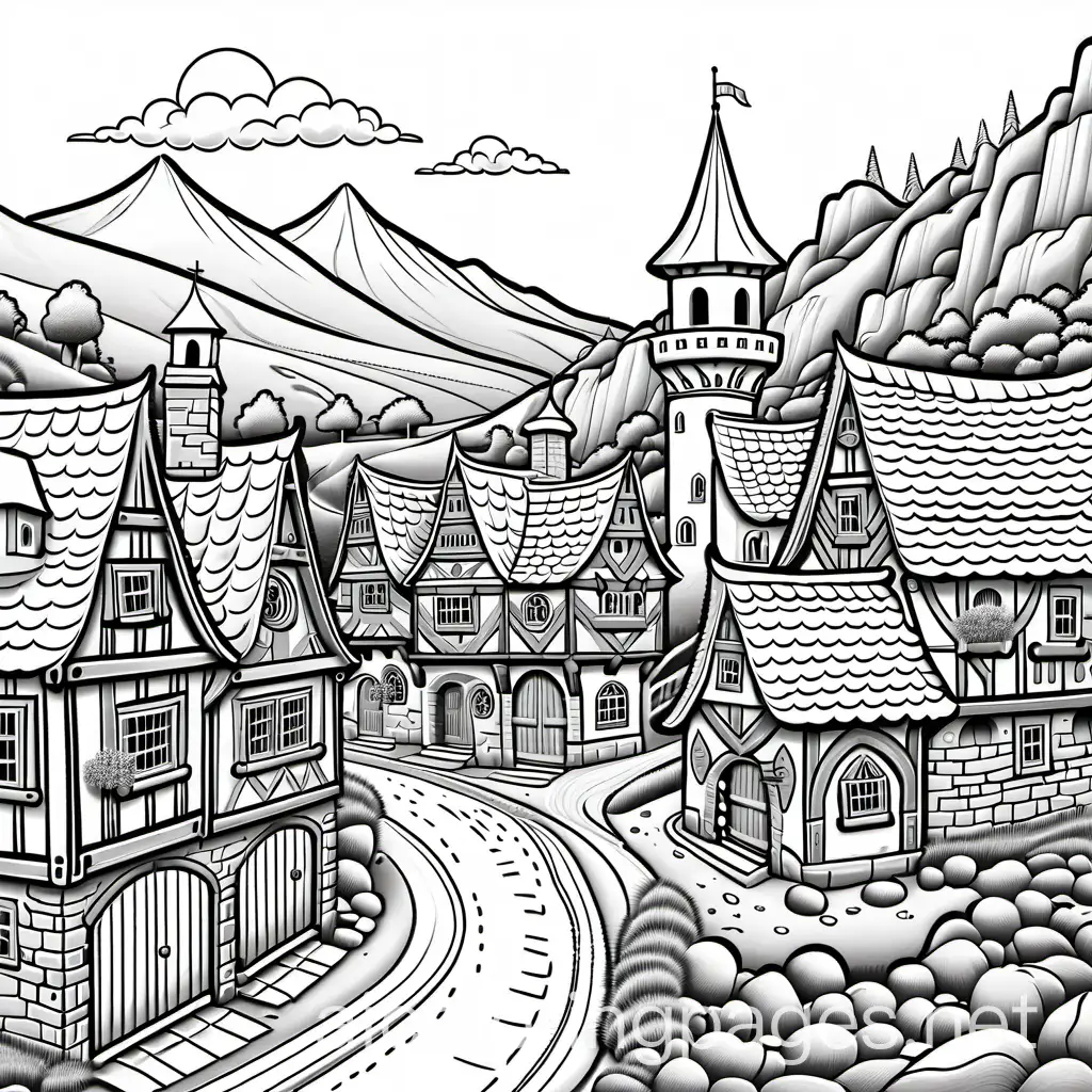 Medieval-Fantasy-Town-Coloring-Page-for-Kids