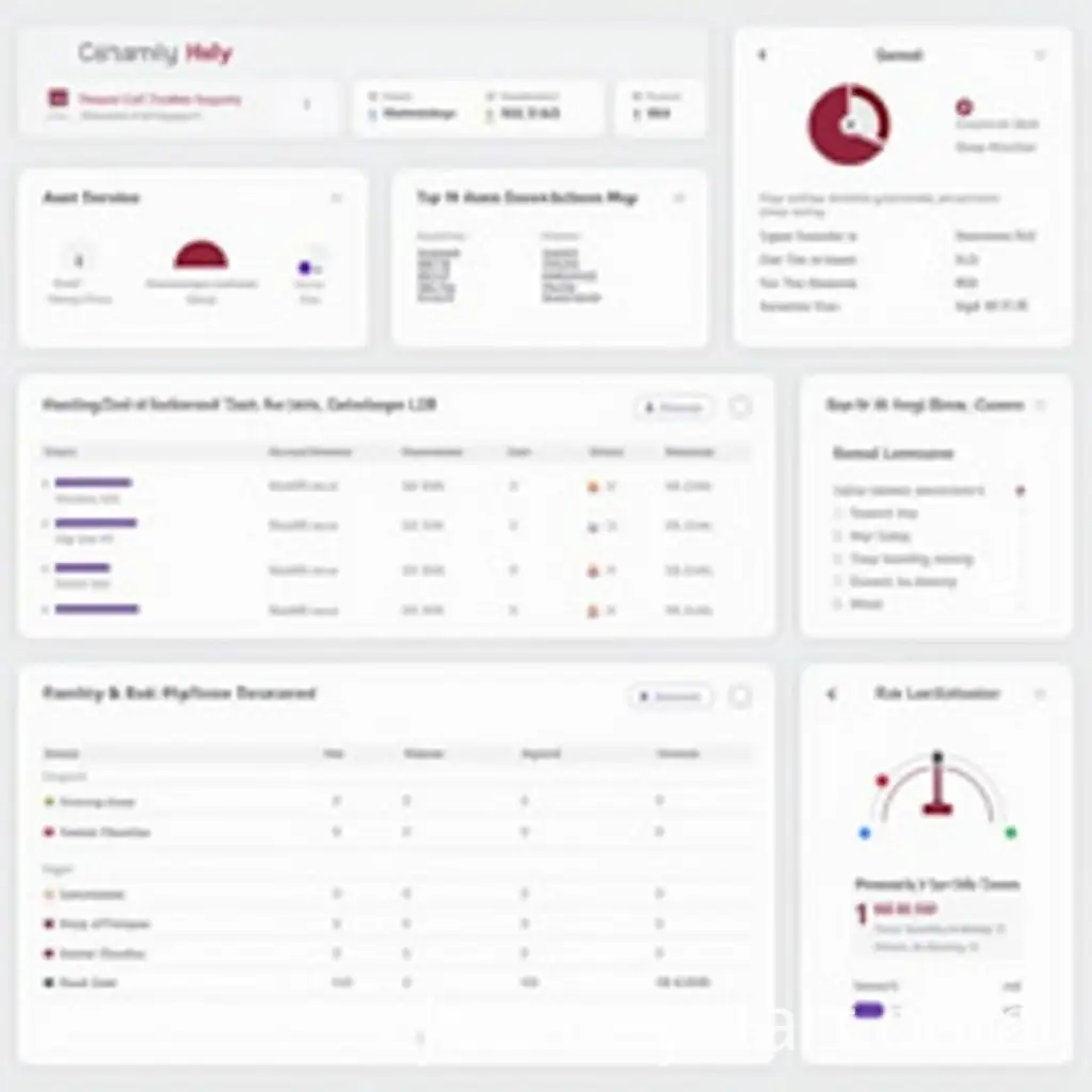 Modern-EUC-Inventory-Dashboard-Design-with-Gray-Maroon-Purple-Theme