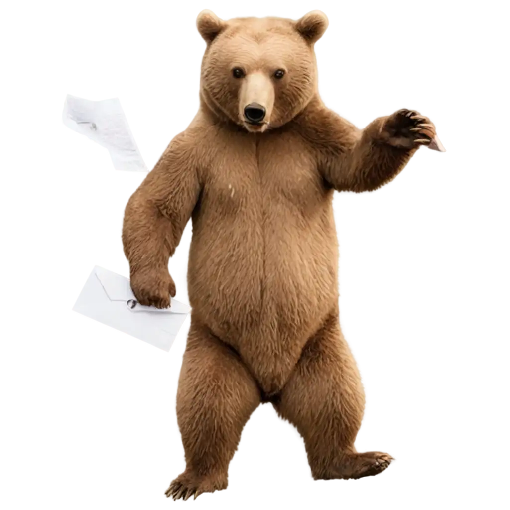 Bear-Delivering-Mail-PNG-Image-Quirky-and-Whimsical-Concept-for-Online-Engagement