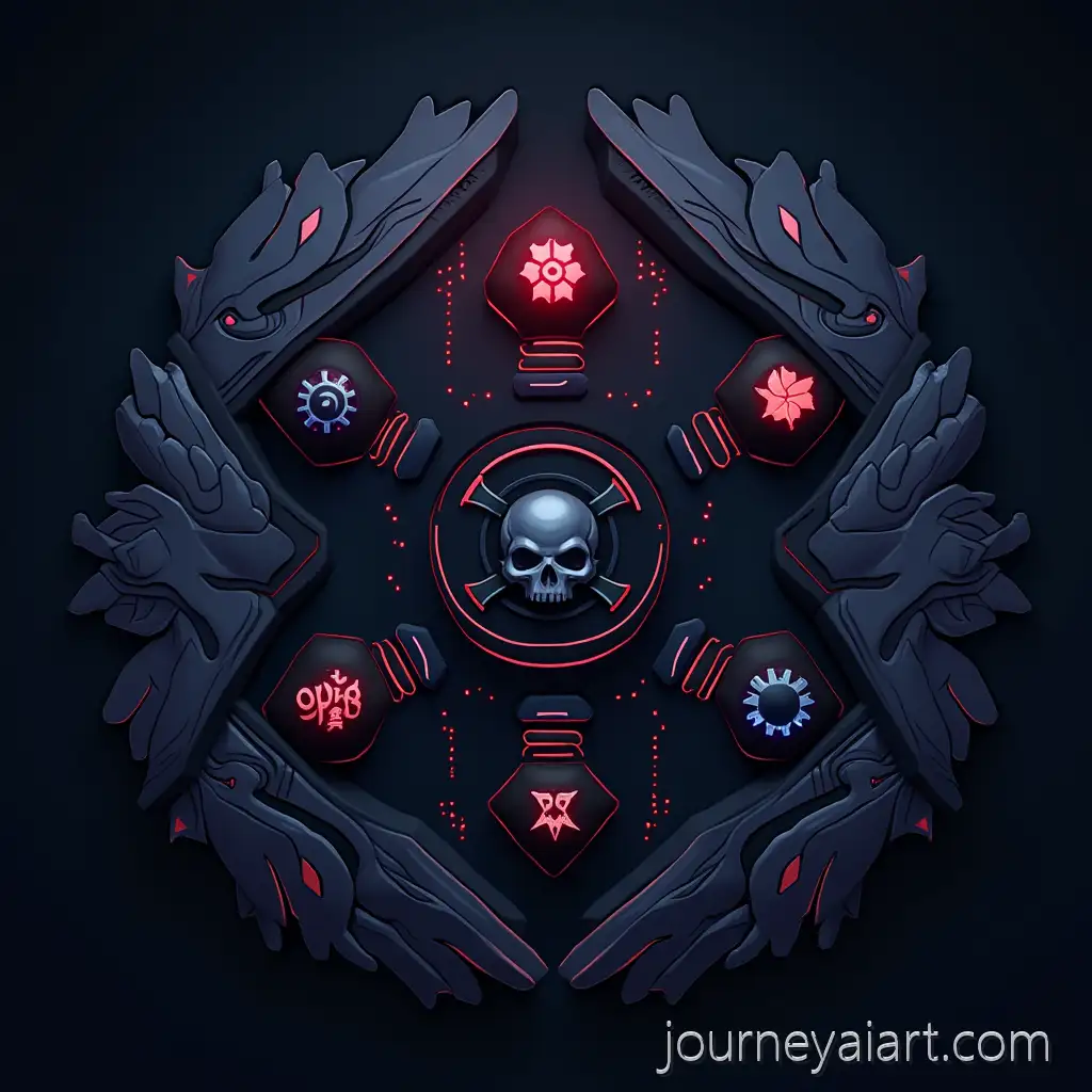 MCryptic-gaming-websiteysterious-and-Futuristic-Gaming-Website-Design-Concept