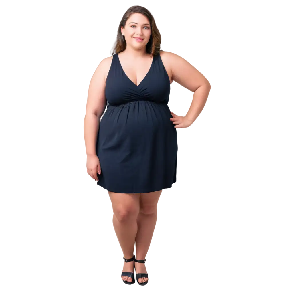 Cute-Fat-Woman-PNG-Image-for-Diverse-Creative-Uses