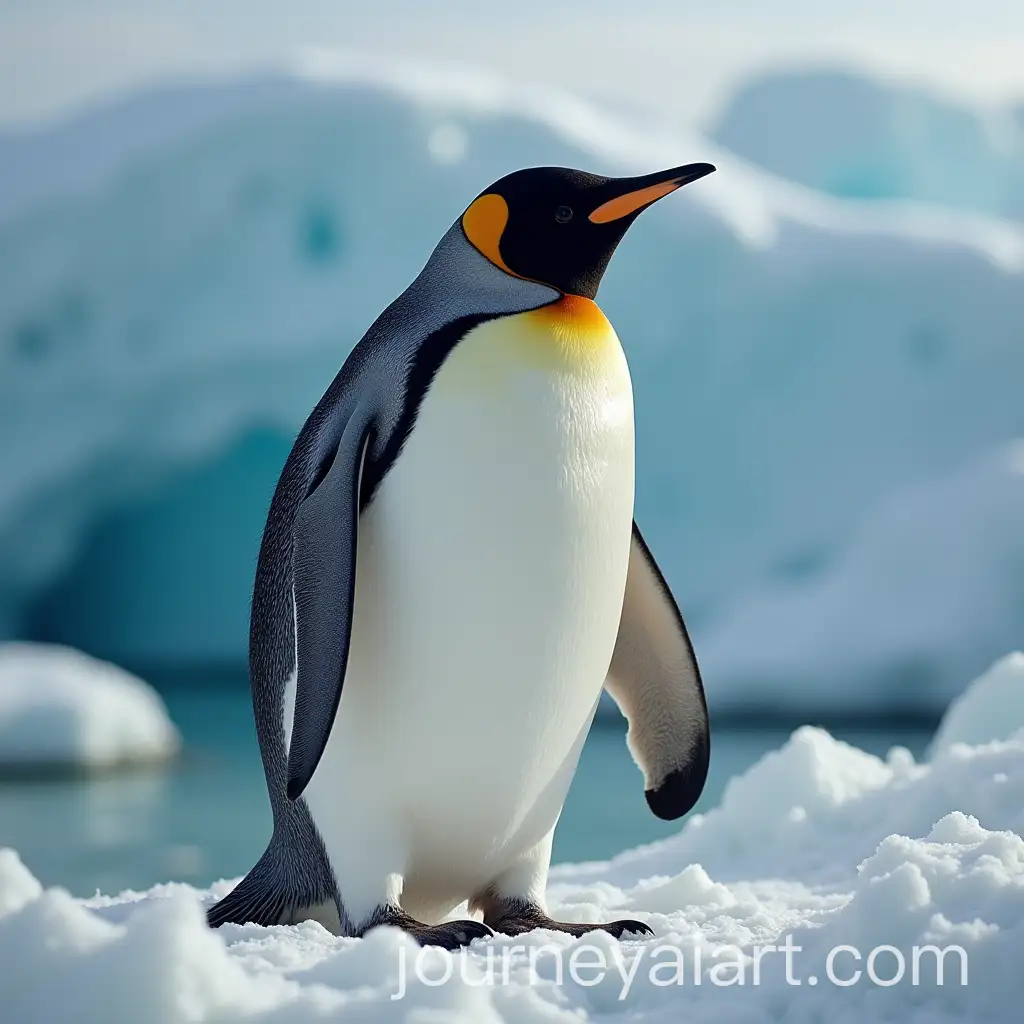 Penguin-in-a-Snowy-Landscape-with-a-Cool-Arctic-Vibe