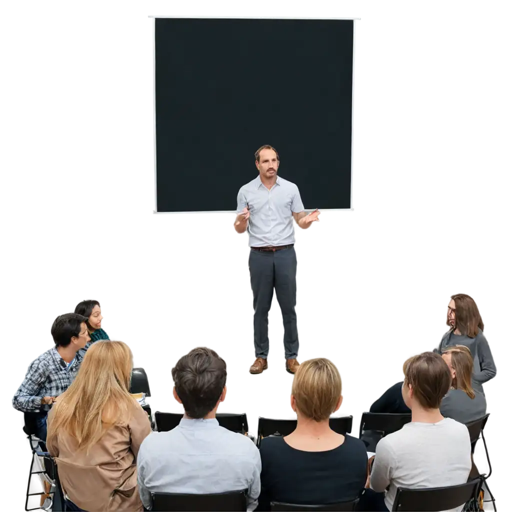 PNG-Image-of-a-Speaker-Giving-a-Lecture-to-15-People-in-a-Closed-Room