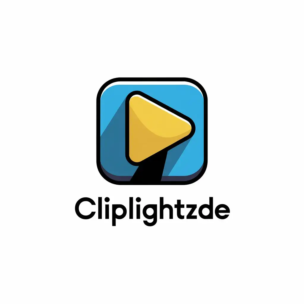 LOGO Design for CliplightzDE Vector Design with TwitchInspired Symbol and Clear Background