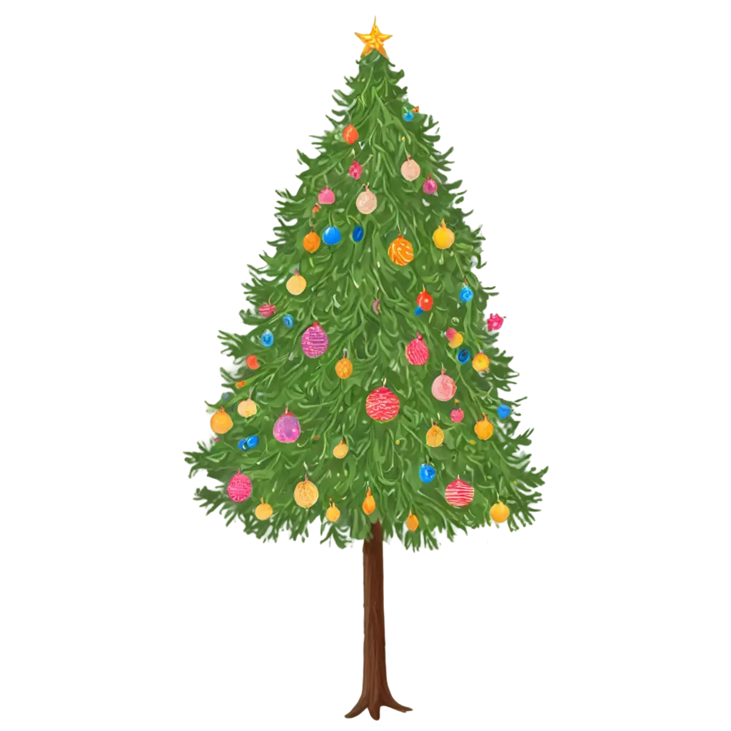 New-Year-Tree-PNG-Image-HighQuality-Transparent-Design-for-Celebrations-and-Seasonal-Art