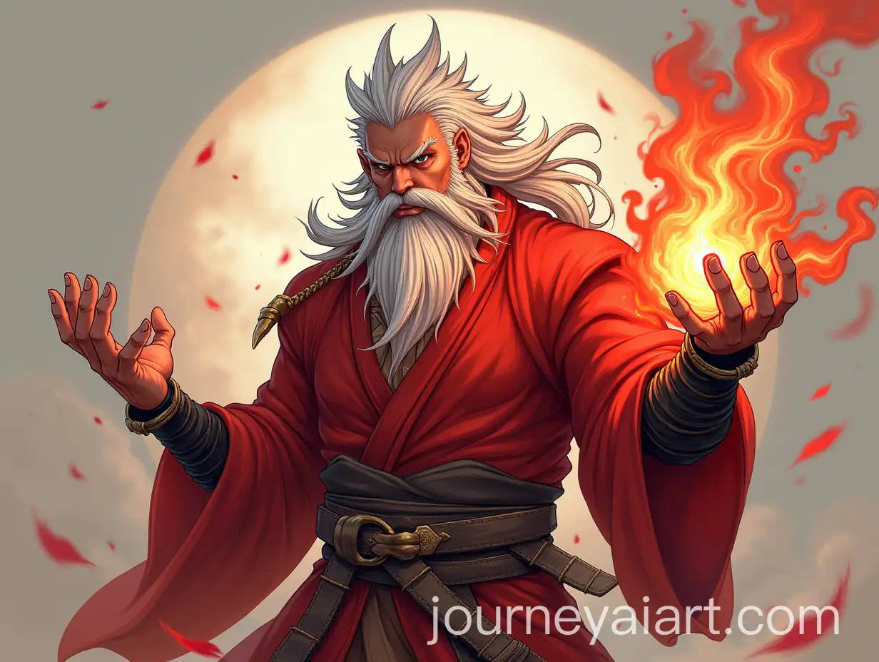 Male-Monk-with-Rugged-Clothing-and-Elemental-Magic-White-Hair-and-Tusked-Appearance