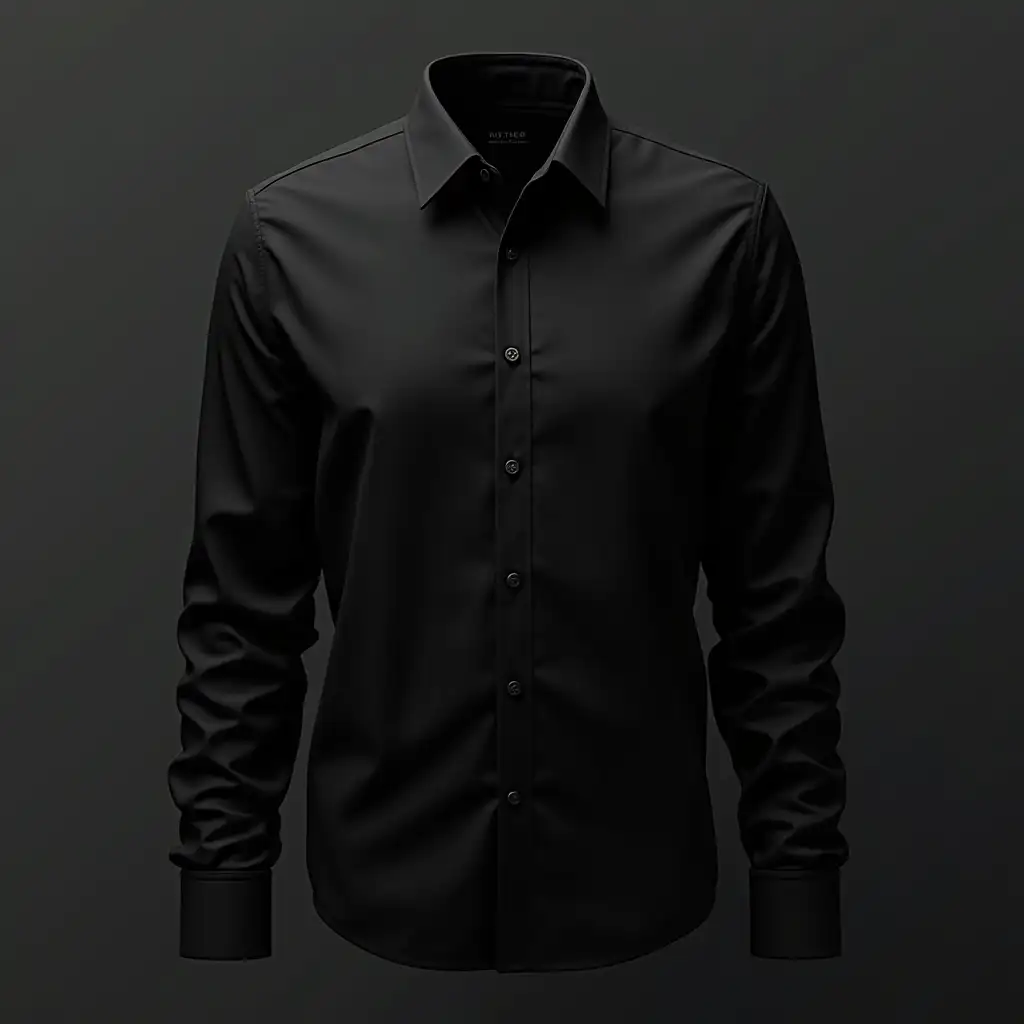 long sleeved black shirt