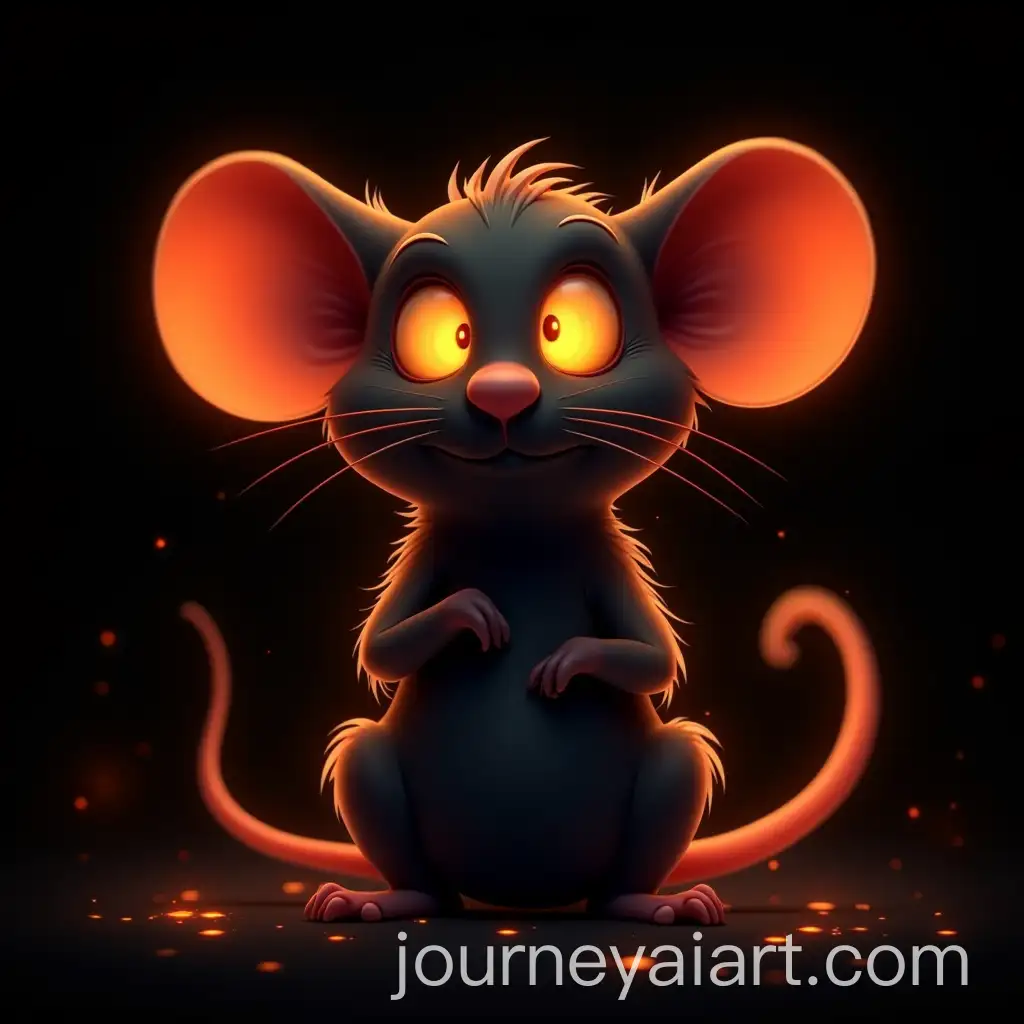 Creepy-Inky-Cartoon-Rat-with-Glowing-Eyes-and-Fiery-Ambiance