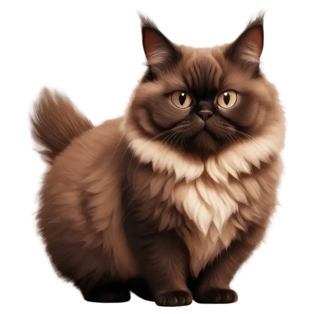 Cute-Chubby-Cat-Cartoon-PNG-Adorable-Cartoon-Image-of-a-Plump-Feline