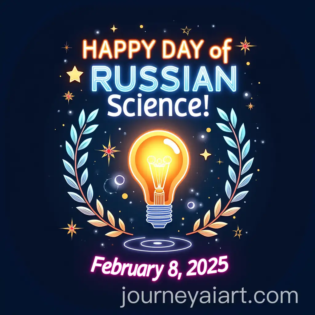 Celebrating-Russian-Science-Day-2025-with-Neon-Glow-and-Festive-Elements