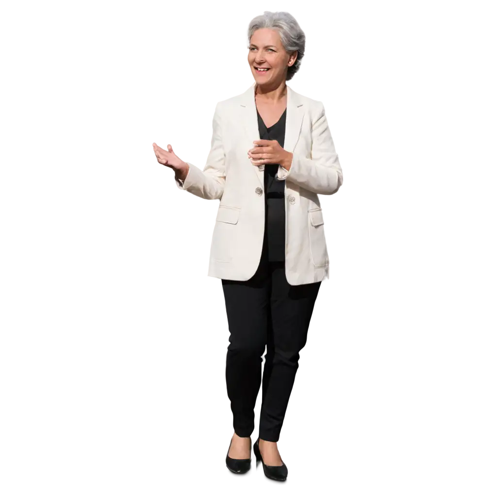 Professional-PNG-Image-of-a-Smiling-Mature-Woman-Speaking-on-Stage-to-a-Large-Audience