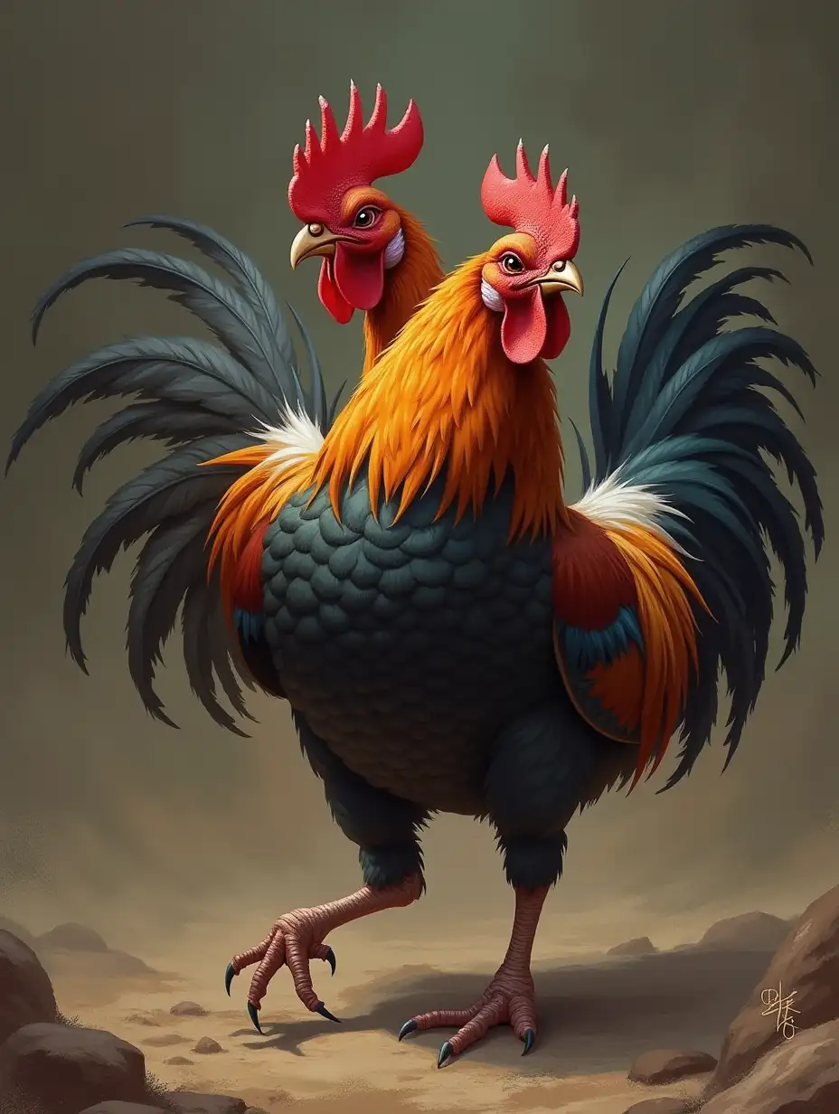 Fighter cock