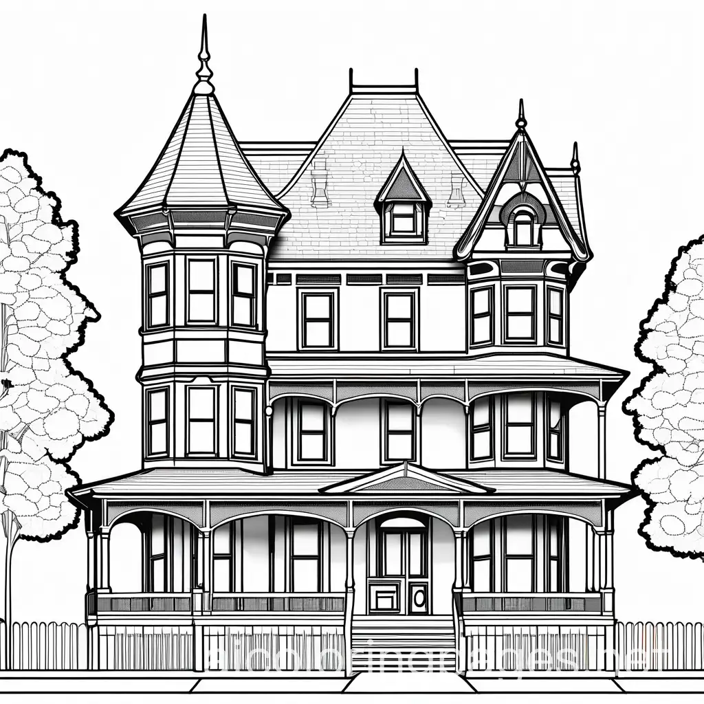 Victorian-House-Coloring-Page-for-Kids