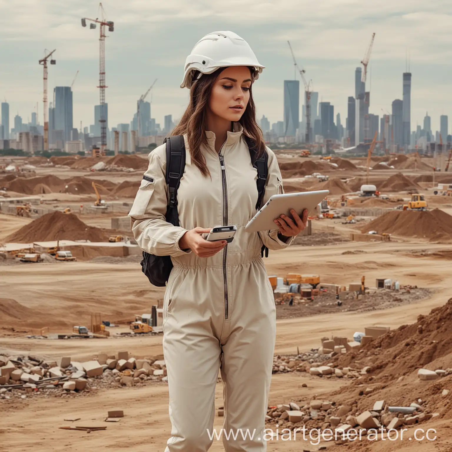 Futuristic-Woman-in-Flight-Over-Construction-Site-with-Reactivity-Backpack