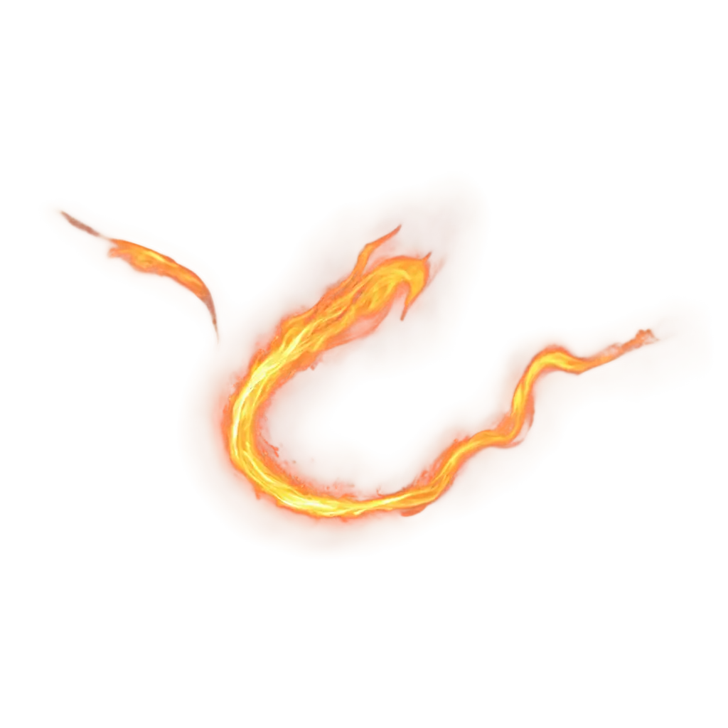 Flying-Fire-Sparks-and-Ember-Particle-Trail-PNG-Glowing-Orange-Flames-with-Motion-Blur-for-Heat-or-Fire-Effect-Overlays