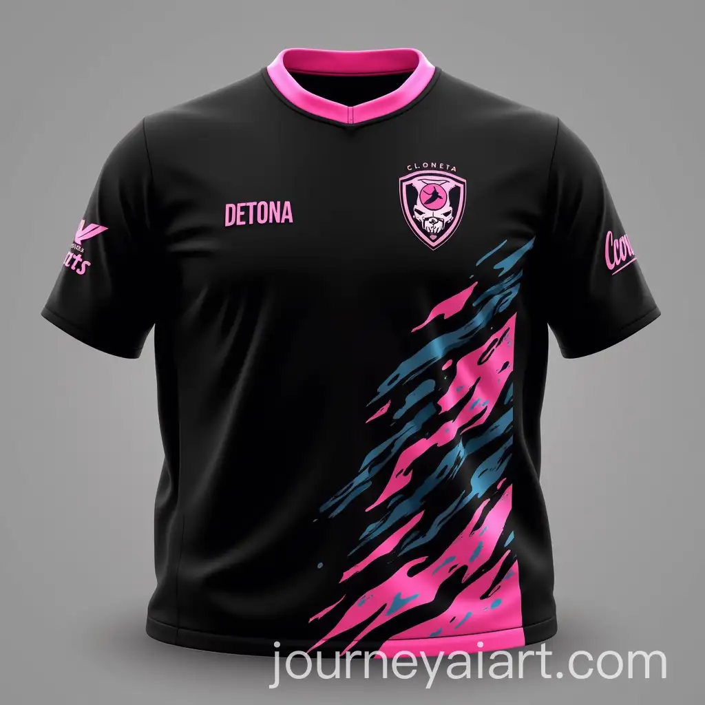 Realistic-Detona-Esports-Jersey-Concept-with-Pink-and-Light-Blue-Graffiti-Design