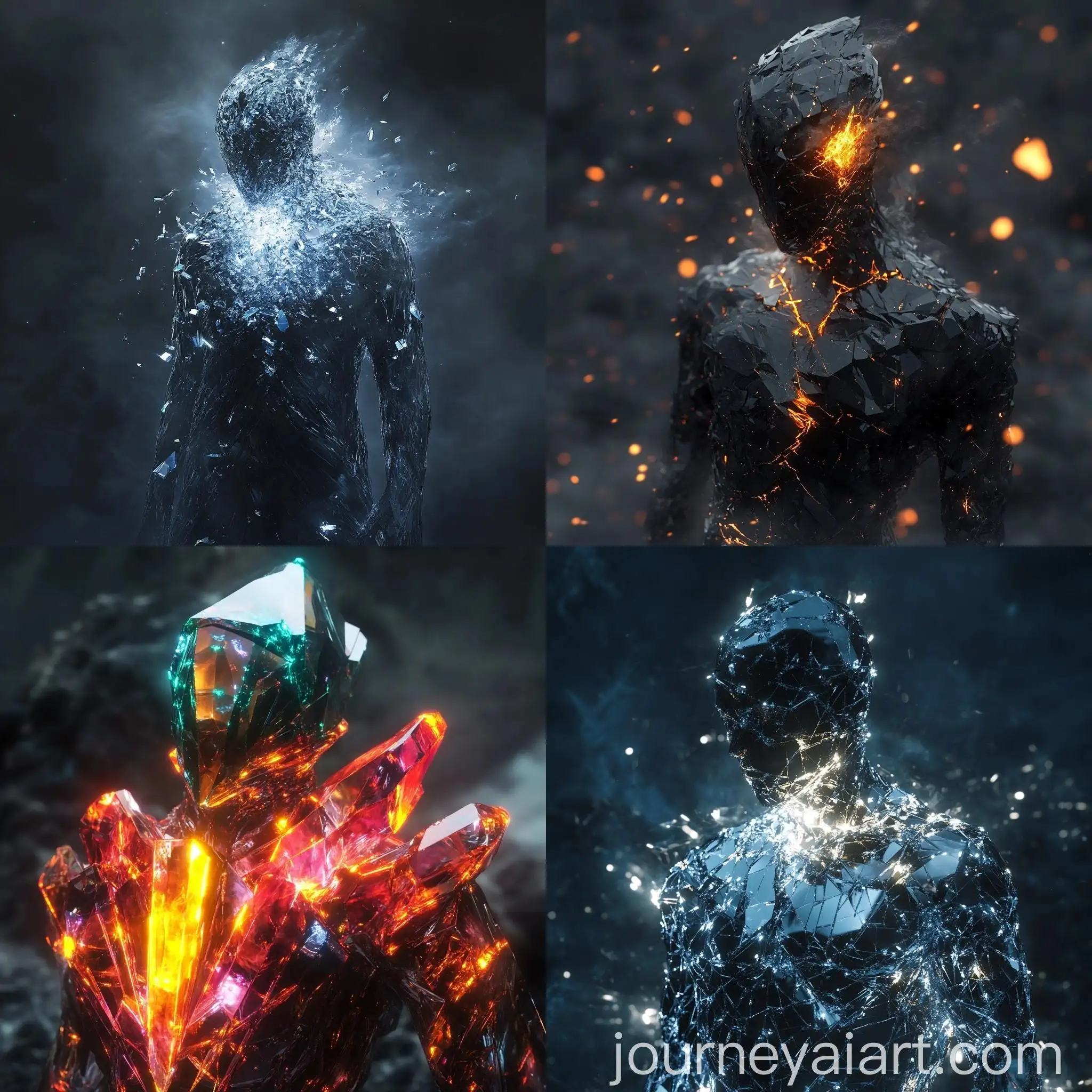 Sinister-Crystalized-Figure-with-Glowing-Elements-on-Dark-Background