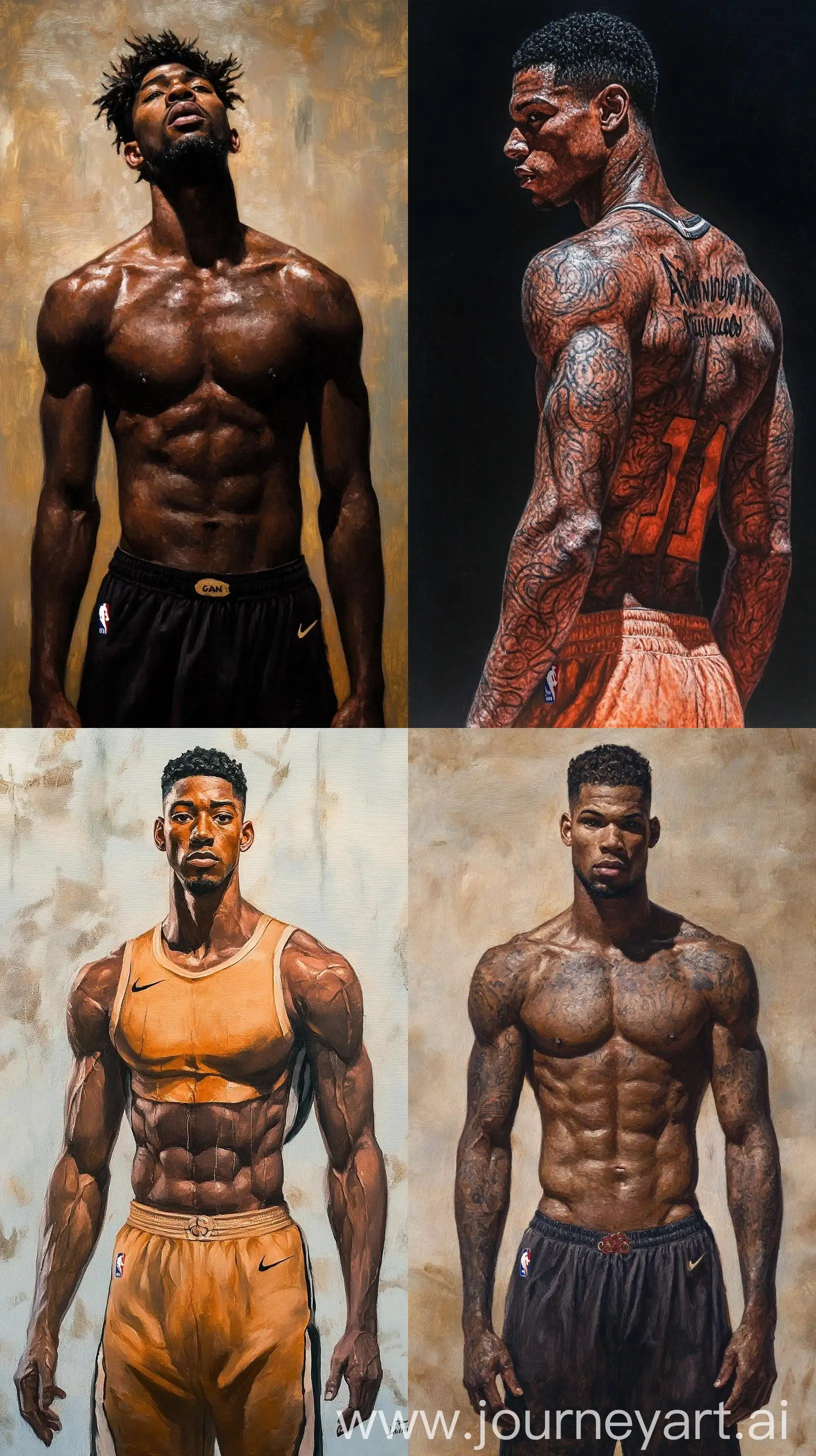 Realistic-FullBody-Portrait-of-NBA-Athlete-Arthur-Castlewood-in-Mythological-Style