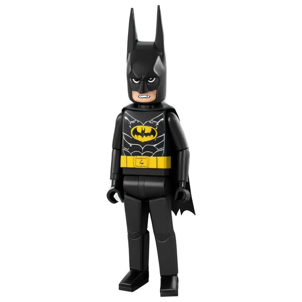 Lego batman but showing no emotions